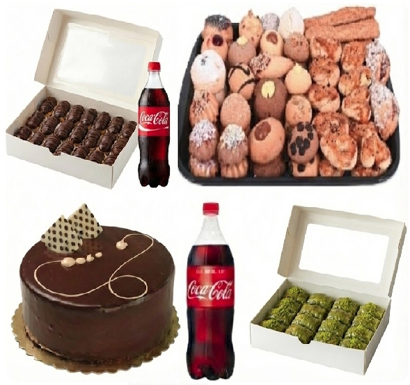 Ekler ve Kola Dahil 9-10 Kişilik Menü