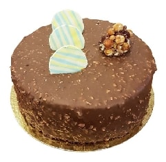 Kaliteli Malzemeli Yuvarlak Çikolatalı Yaş Pasta