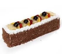 Katıksız 4-6 Kişilik Karışık Meyveli Baton Yaş Pasta